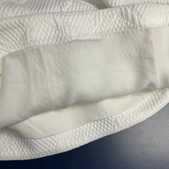 NWT BALENCIAGA White Quilted Shift Dress - Picture 13 of 15